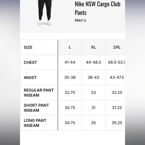 NWT Nike Sportswear Club Fleece Cargo Joggers/Sweat Pants - Picture 8 of 8
